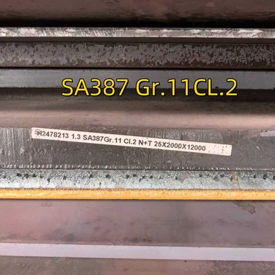 SA387 Gr.11CL.2 Lempeng baja boiler 25*2000*12000MM Lempeng baja paduan Moly Chrome
