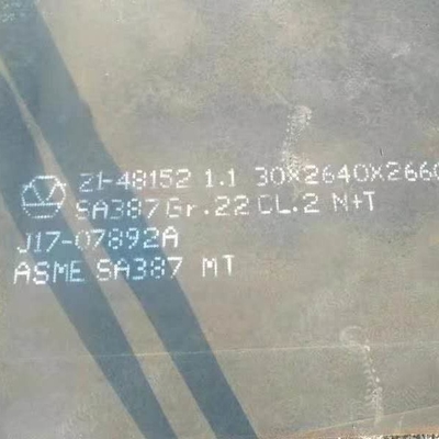 SA387 Gr.11 CL.2 LTV N+T Plat baja ASME SA387 Plat boiler Hot rolled ASME SA387