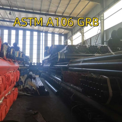 Pipa tanpa jahitan dalam 24" Sch-Std PE dalam ASTM A106 Gr B Carbon SMLS Steel Pipe untuk layanan suhu tinggi