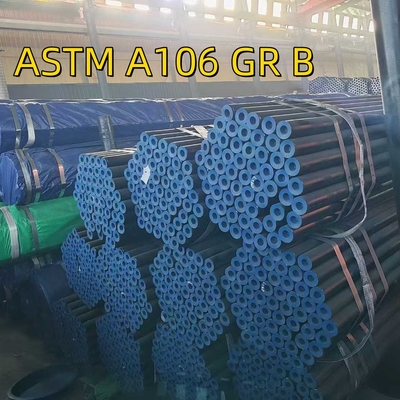 Pipa tanpa jahitan dalam 24" Sch-Std PE dalam ASTM A106 Gr B Carbon SMLS Steel Pipe untuk layanan suhu tinggi