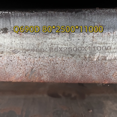 HRD Steel Grade HY 100 Q690 Plat baja paduan T9074-BD-GIB-010/0300 60mm Pemotongan