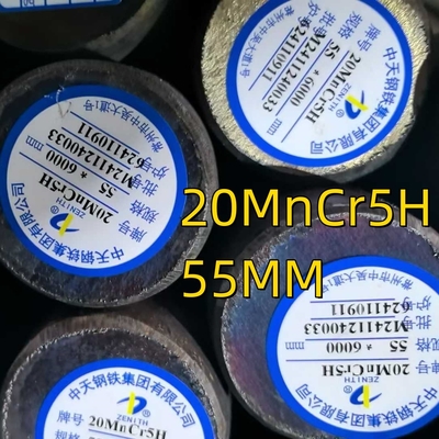 Logam 20MnCr5H Digulung Panas DIN 1.7147 SAE5120 Bar Bulat Baja Logam Dengan Dimurnikan dan Dipanaskan
