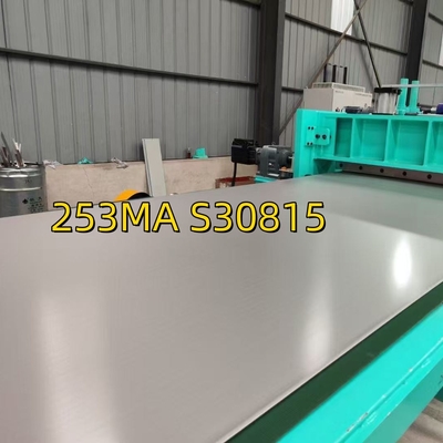 Astm A240 DIN / EN 1.4835 253MA UNS S30815 Plat baja tahan karat yang digulung panas 8.0*1500*6000mm
