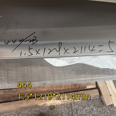EN1.4376 SUS444 Lembar datar baja tahan karat 444 # 2,5 X 1220 X 3000 mm