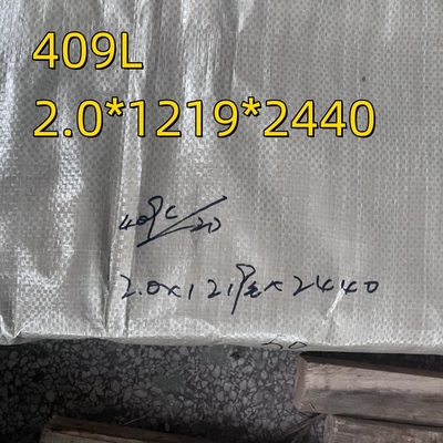 Kelas 409L 1.4510 Lembar baja tahan karat yang digulung dingin 0,5-3mm 2B 2D Selesai SUH409L