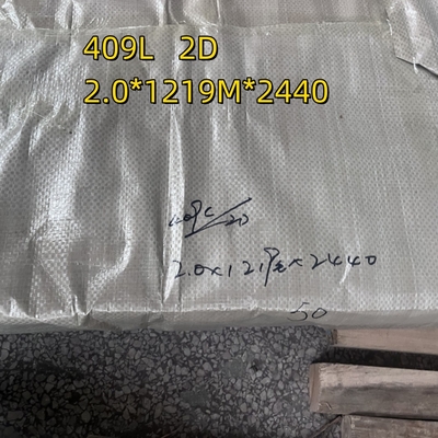 ASTM A240 Kelas 409L Lembar baja tahan karat yang digulung dingin Ketebalan 0,5 - 3 mm