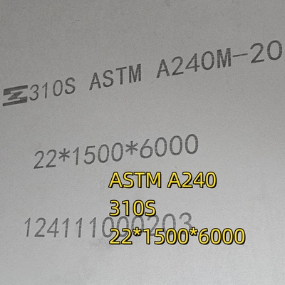 310S Lempeng stainless steel lingkaran tabung tetap lembaran Ø1270 (dibor) SA 240 310S Memotong ke tabung lempeng