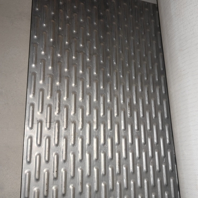 Stamped Rice Millet Grain Shape Decorative 304 201 Lembar baja tahan karat 0,6*1220*2440mm untuk peralatan makanan