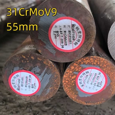 31crmov09 Q+T 1.8519 Alloy Steel Round Bar Rod 30-500mm Hot Rolled Dan Forged Nitriding Steel Rod