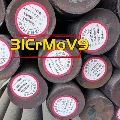 31crmov09 Q+T 1.8519 Alloy Steel Round Bar Rod 30-500mm Hot Rolled Dan Forged Nitriding Steel Rod
