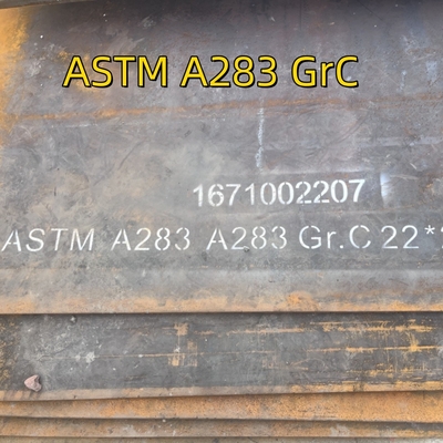 ASTM A283 Kelas C 1500x6000x25 mm Plat MS Hot Rolled Plat Boiler Carbon Steel