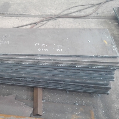 Q345B Plat baja karbon paduan rendah yang digulung panas S355JR 100*2500MM Plat baja yang digulung panas