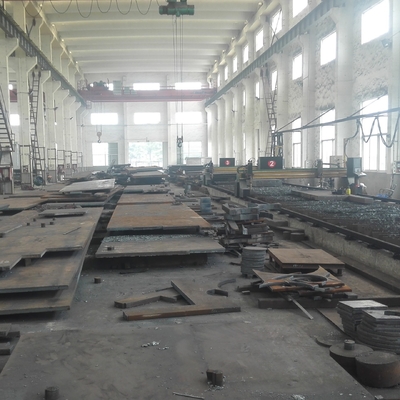 Q345B Plat baja karbon paduan rendah yang digulung panas S355JR 100*2500MM Plat baja yang digulung panas