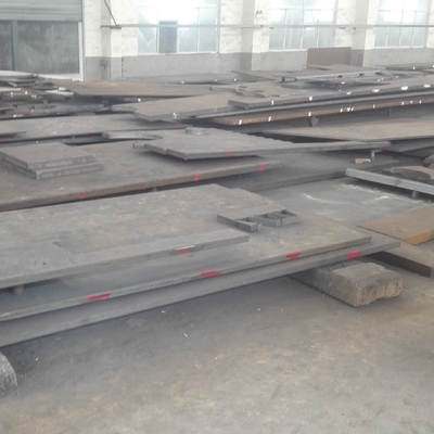 Q345B Plat baja karbon paduan rendah yang digulung panas S355JR 100*2500MM Plat baja yang digulung panas