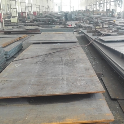 EN10025 S355J2+ N Piring baja bergelombang panas Memotong ke berbagai bentuk Memotong Bagian Pengolahan