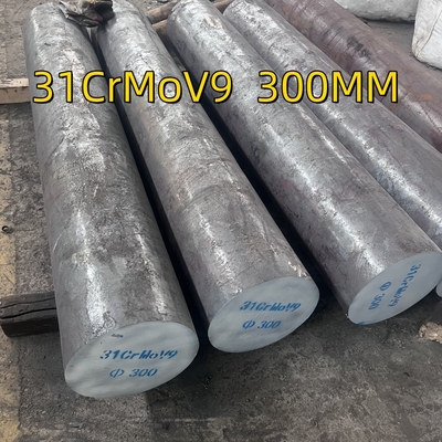 Nitriding Steel DIN 1.8519 / 31CrMoV9 Alloy Steel Forged Bar Untuk Batang Piston Permukaan Hitam Dan Cerah
