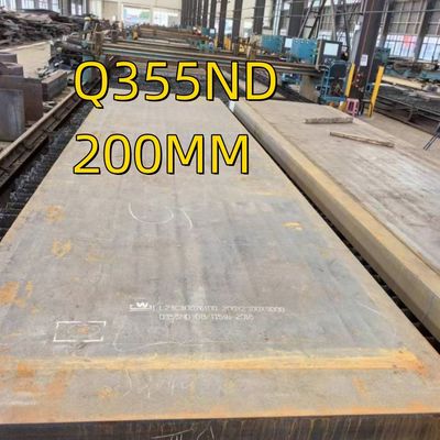 S355JR Q355B Lemparan panas baja paduan rendah karbon 35*2500*10000mm