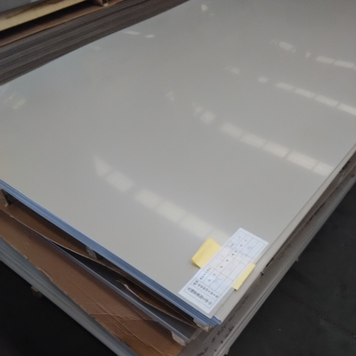 SS316L 2b Lembar baja tahan karat ASTM AISI 316L 1.5*2000*6000mm Matt Finished With PVC Film