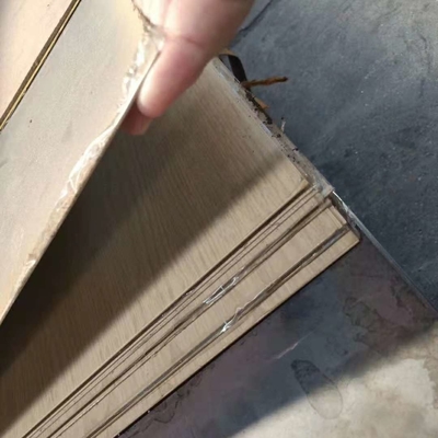 Gold Mirror Stainless Steel Sheet Standar ASTM AISI 304 8K Gold Mirror Stainless Steel Sheet