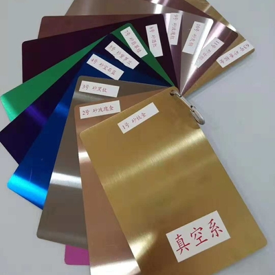 Gold Mirror Stainless Steel Sheet Standar ASTM AISI 304 8K Gold Mirror Stainless Steel Sheet