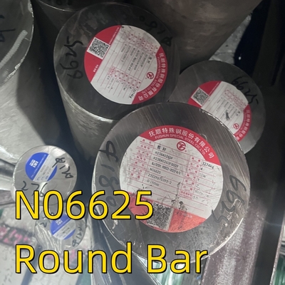 Inconel 625 ASTM B446 Logam baja tempa Bar bulat 625 NCF 625 UNS N06625 Inconel Logam 625 Bar