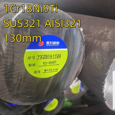 300 Series SS321 1Cr18Ni9Ti DIN1.4541Inox Baja Bulat Resipi 65mm ASTM A276 TP321 SUS321