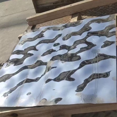 Polishing Finish Stamped Embossed Air Ripple Metal Sheet Plates Wave