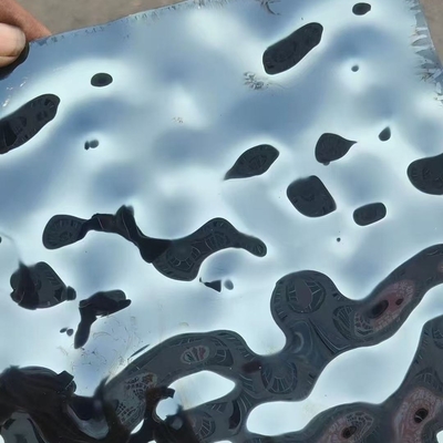 Polishing Finish Stamped Embossed Air Ripple Metal Sheet Plates Wave