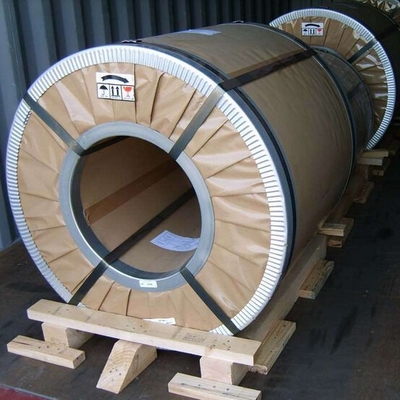 Grade 201 Koil baja tahan karat 1% Nikel Digulung Dingin 10-1250mm Lebar pita baja tahan karat