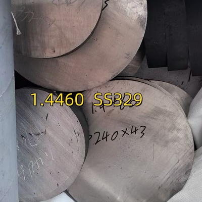 AISI 329 1.446 / S32900 Baja tahan karat Bar bulat Kekerasan 275 ′′ 325 HB Karat Dipotong hingga OD 108
