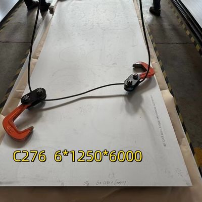 Pelat Hastelloy C276 Kelas Paduan Nikel ASTM B575 UNS N10276 Pelat Paduan 6*1220*6000mm