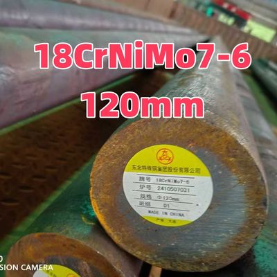 Batang Baja Paduan 18Crnimo7-6 Setara 1.6587 18NCD6 Gulungan Panas 105MM Anil Lunak