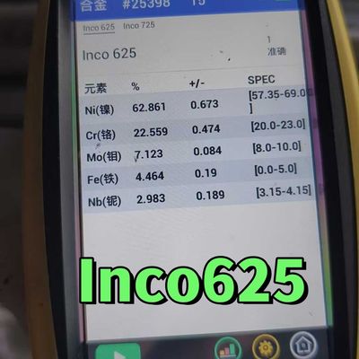 ASTM B166 Inconel 625 UNS N06625 Paduan Nikel Inconel Batang Bulat 80mm Dengan Uji PMI