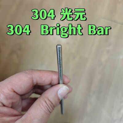 ASTM A276 A479 TP304 Batang Bulat Baja Tahan Karat 1.4301 Batang Cerah 5mm