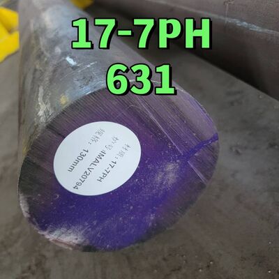 Batang Bulat Baja Tahan Karat SUS631 17-7PH Pengerasan Presipitasi Untuk Peralatan Kimia