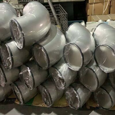 Radius Panjang Siku 45º di Avesta 254SMO 10 "Sch-40 BW S31254 Stainless Steel Eblow