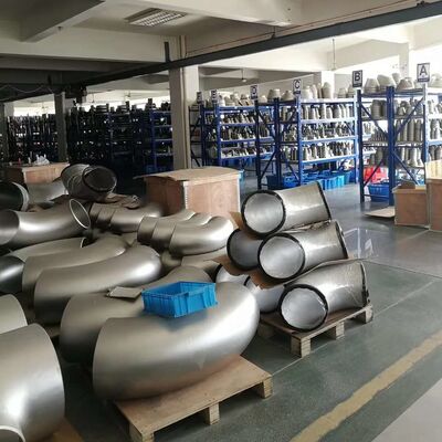 Radius Panjang Siku 45º di Avesta 254SMO 10 "Sch-40 BW S31254 Stainless Steel Eblow