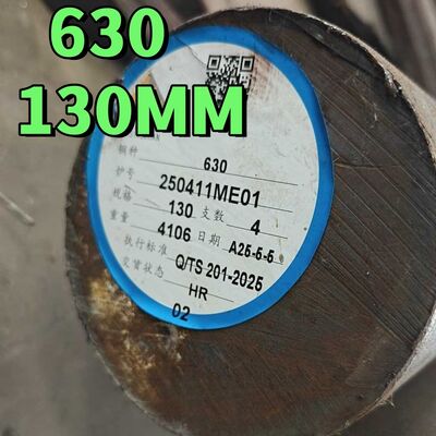 Hot Rolled 17-4PH /ASTM A546 AISI 630 H900 Baja tahan karat Bar bulat OD 130mm