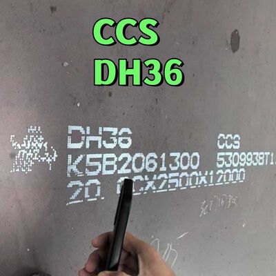 LR CCS BV ABS AH36 DH36 EH36 Pelat Baja Kapal Canai Panas Untuk Platform Lepas Pantai