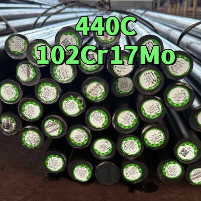 Batang Bundar Baja Tahan Karat 80mm ASTM A276 AISI 440c Hot Rolled SUS440C