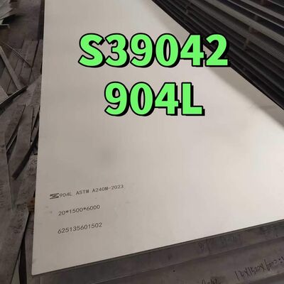 ASTM A240 904L DIN1.4539 X1NiCrMoCuN25-20-5 Ketebalan lembaran pelat baja tahan karat dalam 1,0-60mm