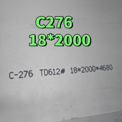 Lembar paduan Hastelloy C-276 UNS N10276 Nikel 0.5-30mm / Piring Hastelloy