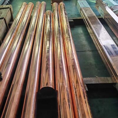 C1100 C1200 C1220 Bar Tembaga Elektrolisit Murni OFHC Purity Copper Rod: 99,95%