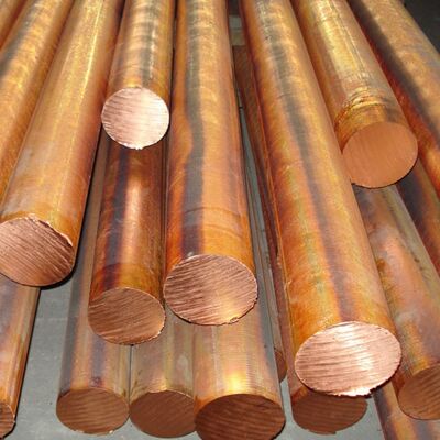 Tembaga Berbentuk Bulat Tembaga Berdiameter Besar C1100 Bar Tembaga Merah