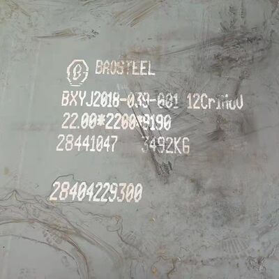 Panas Tahan Astm Standar 12cr1mov Hot Digulung 12cr1mov Alloy Plat 3.0 * 1500 * 6000