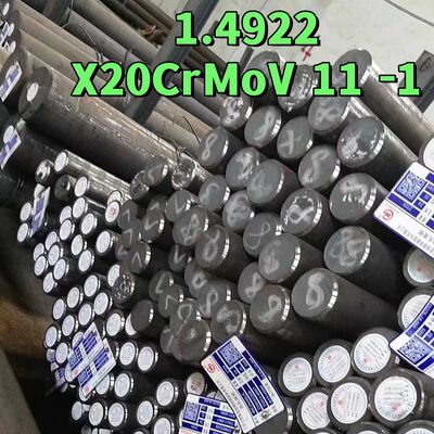 Baja tahan karat DIN ¥ 1.4922 X20CrMoV 11 -1 Bar Bulat OD 120MM