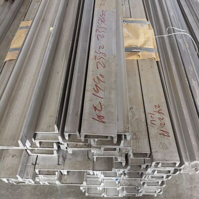 ASTM A276 Hot Rolled 10# Stainless Steel Channel Bar 100mm X 50mm x 5mm Ketebalan C-Channel SS316L