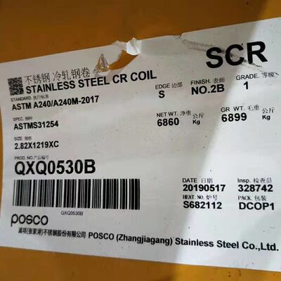 S31254 254 SMO Baja Tahan Karat Canai Panas Pelat F44 SA240 UNS S31254 Pelat 3.0*1219*2438mm