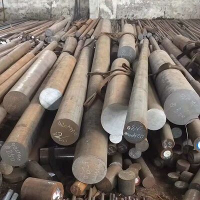 Batang Bulat Baja Tahan Karat Karbon Tinggi EN 1.4021 / DIN X20Cr13 / AISI 420 Permukaan Hitam Gulung Panas
