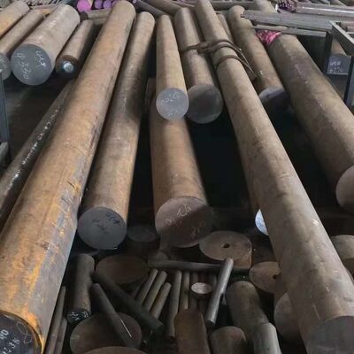 Batang Bulat Baja Tahan Karat Karbon Tinggi EN 1.4021 / DIN X20Cr13 / AISI 420 Permukaan Hitam Gulung Panas